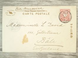 TR65 Carte Postale + Timbre Japon 1905