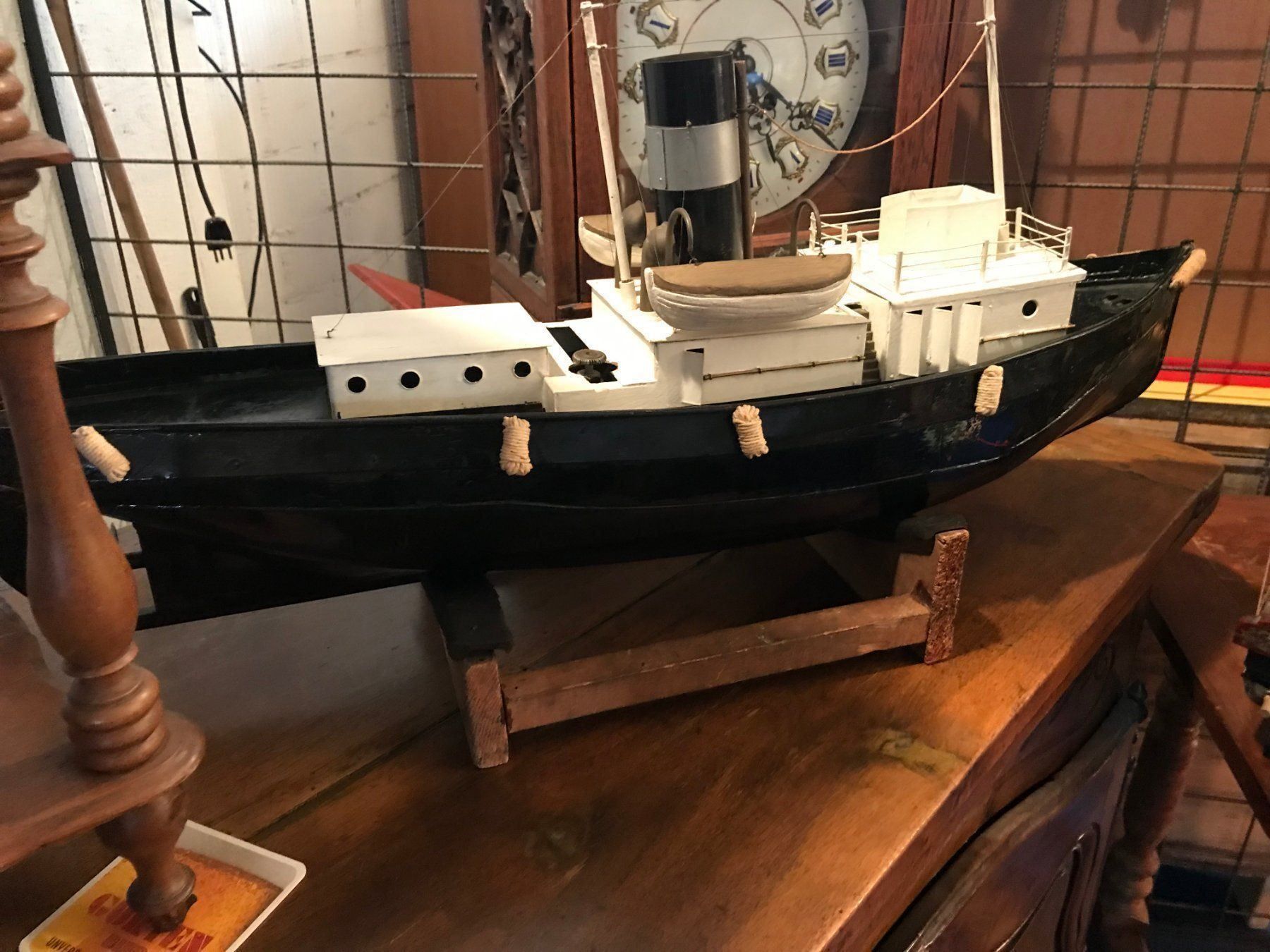 Kit di modellismo & Modellini statici: Echtdampf Blechschiff London Tug RAR !!! – Usato da Sugiez venduto da brockicenter 1