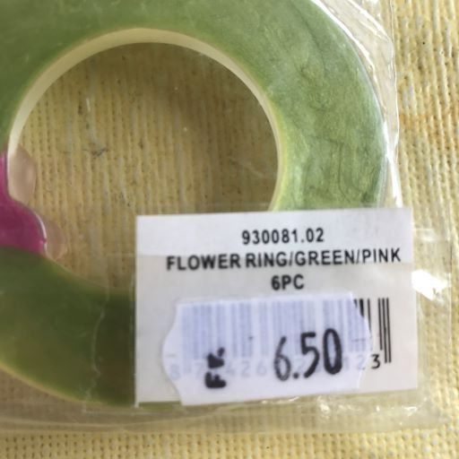 Alle Dekorationen: LOT VABAN FLOWER RING – Neu und originalverpackt aus Ostermundigen von Kari1937 6