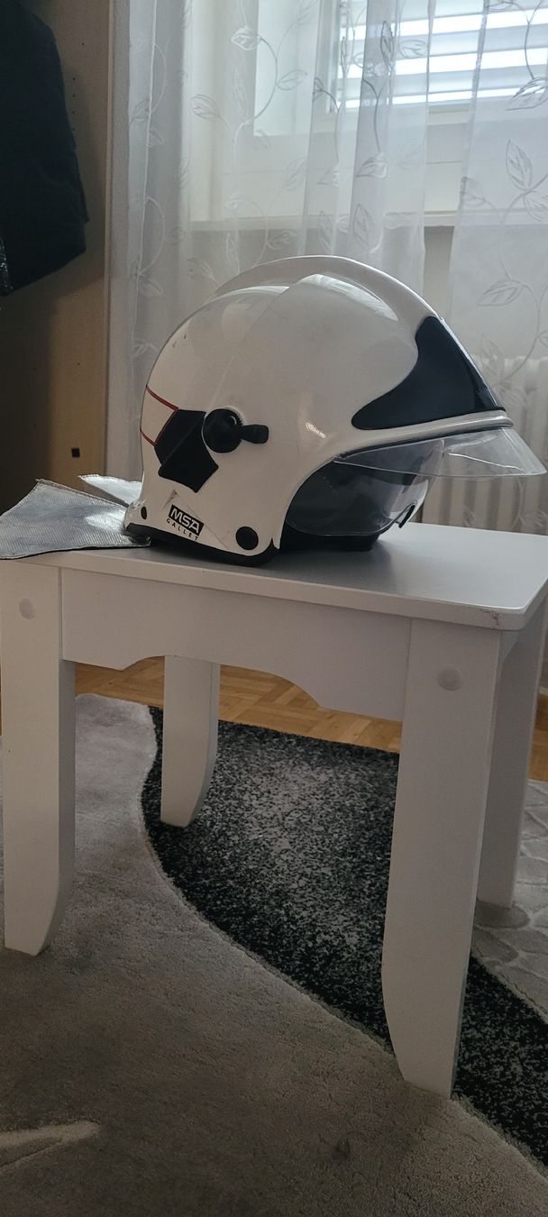 Pompieri: Casque de pompier MSA Gallet blanc – Nuovo (secondo la descrizione) da Vevey venduto da obi_n8zc