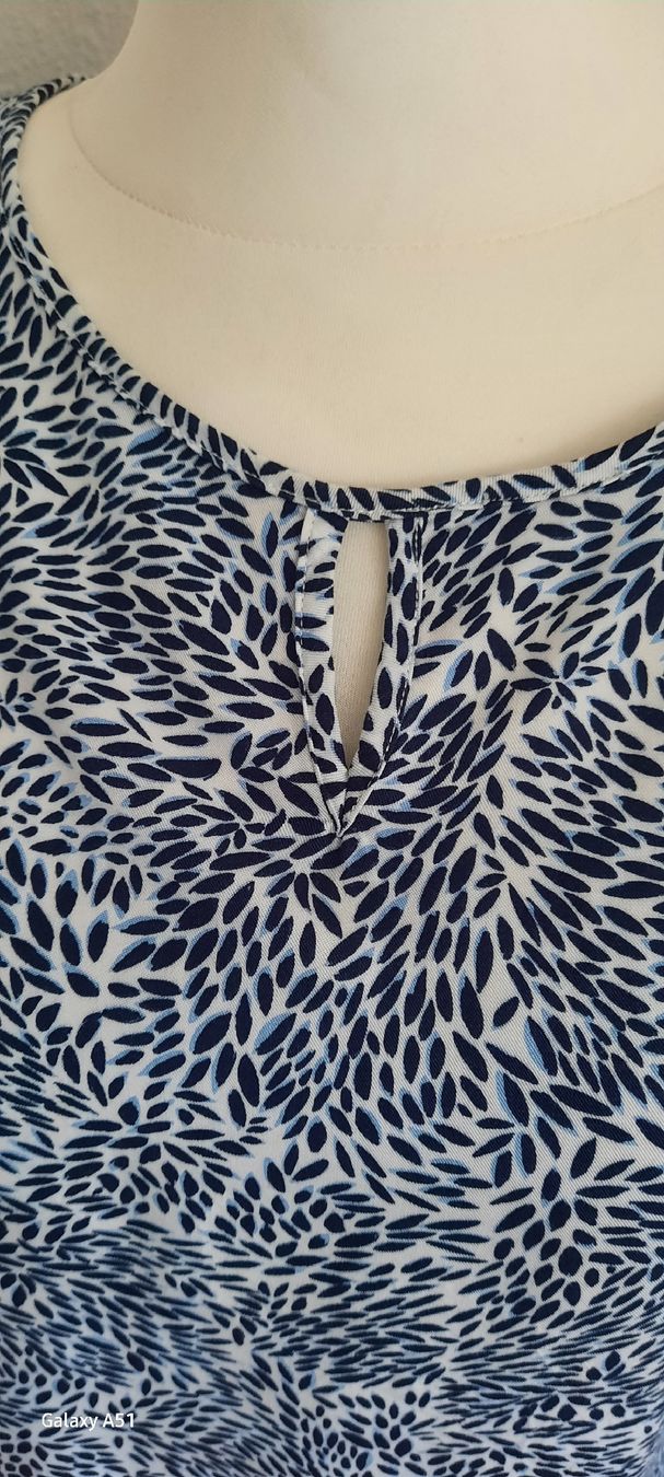 Camicette: ***STREET ONE*** Bluse blau-weiss Gr 40 – Usato da Wädenswil venduto da H2H_Secondhandshop 2