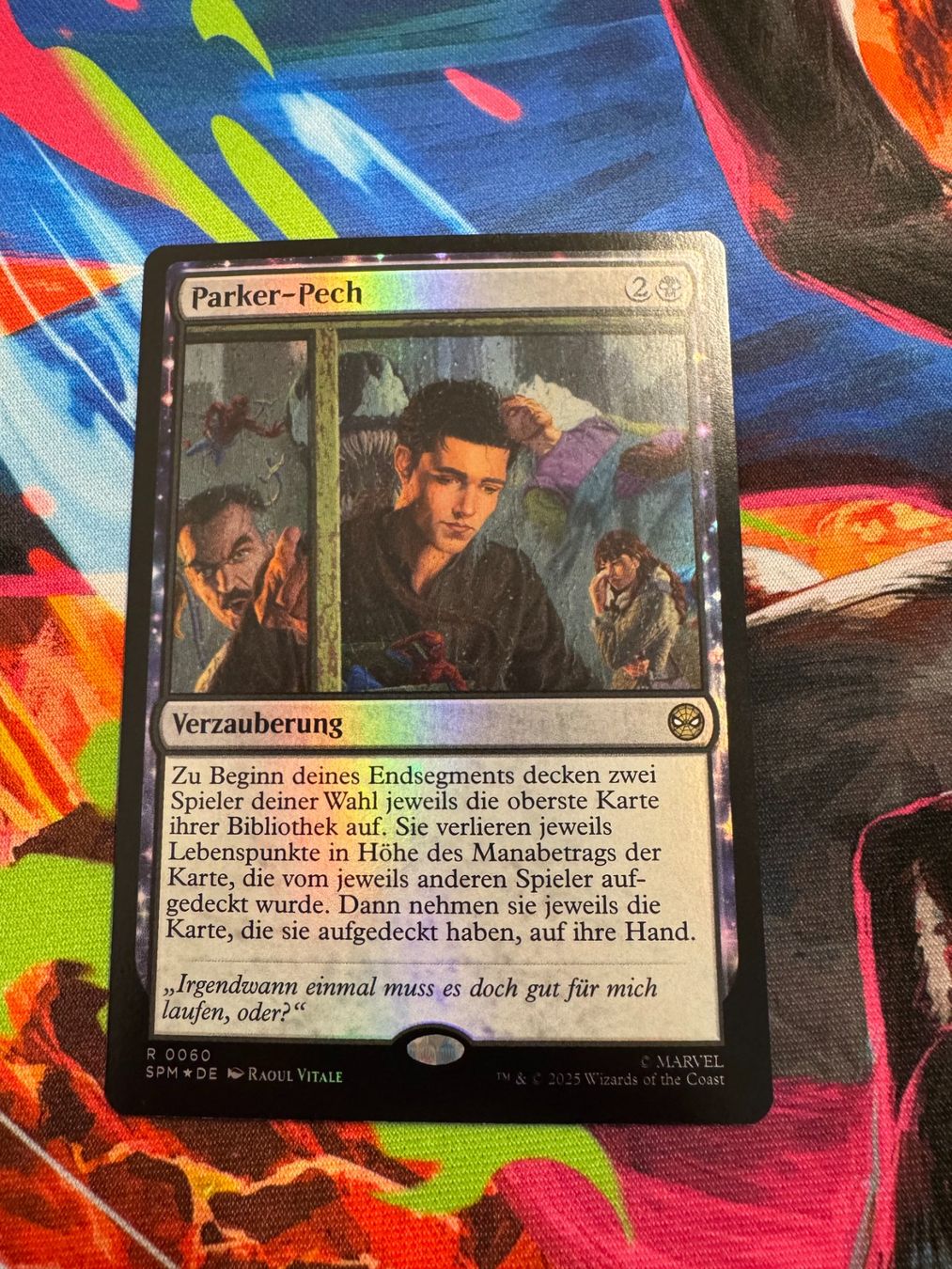 Magic The Gathering Sammelbilder & Trading cards: Parker-Pech - Foil - Marvel's Spider-Man - Magic – Neu (gemäss Beschreibung) aus Bülach von Pfrenzel