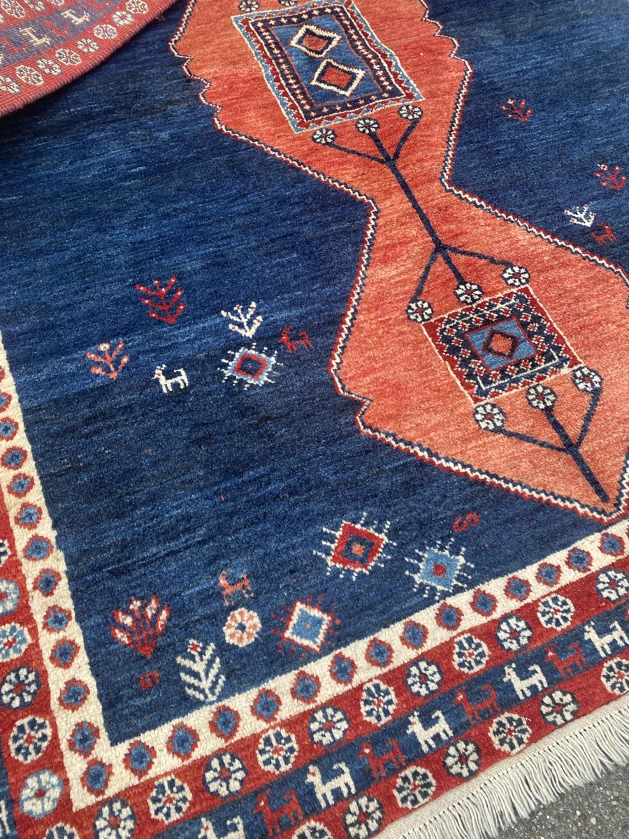 Gabbeh Tappeti: Schöne Perser Teppich Gabbeh Kashkuli – Usato da Männedorf venduto da Adamiat 7