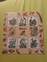 Feuille de timbres oiseaux du Congo - Collection!
