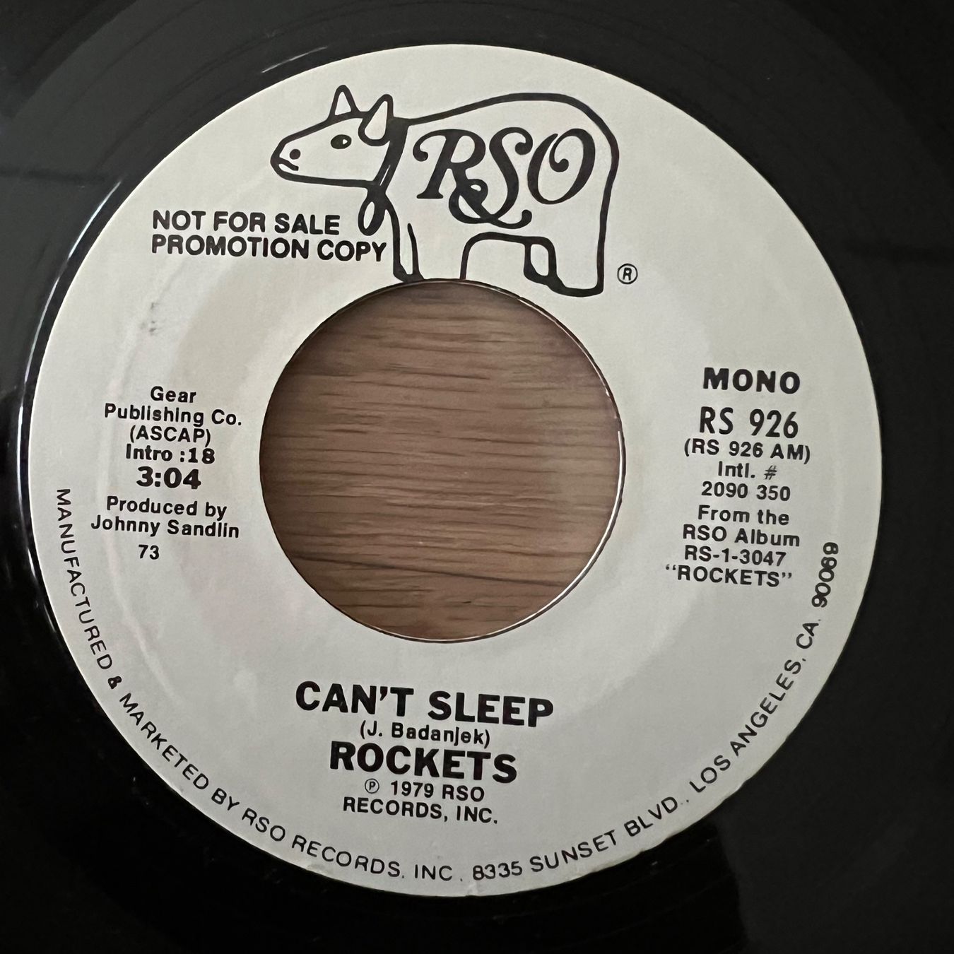 Dischi in vinile: Rockets - Can't Sleep / US-Promo 1979 – Usato da Gais venduto da soundcave57 1