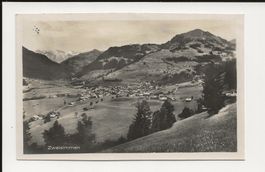 AK 1924 Zweisimmen , Berner Oberland
