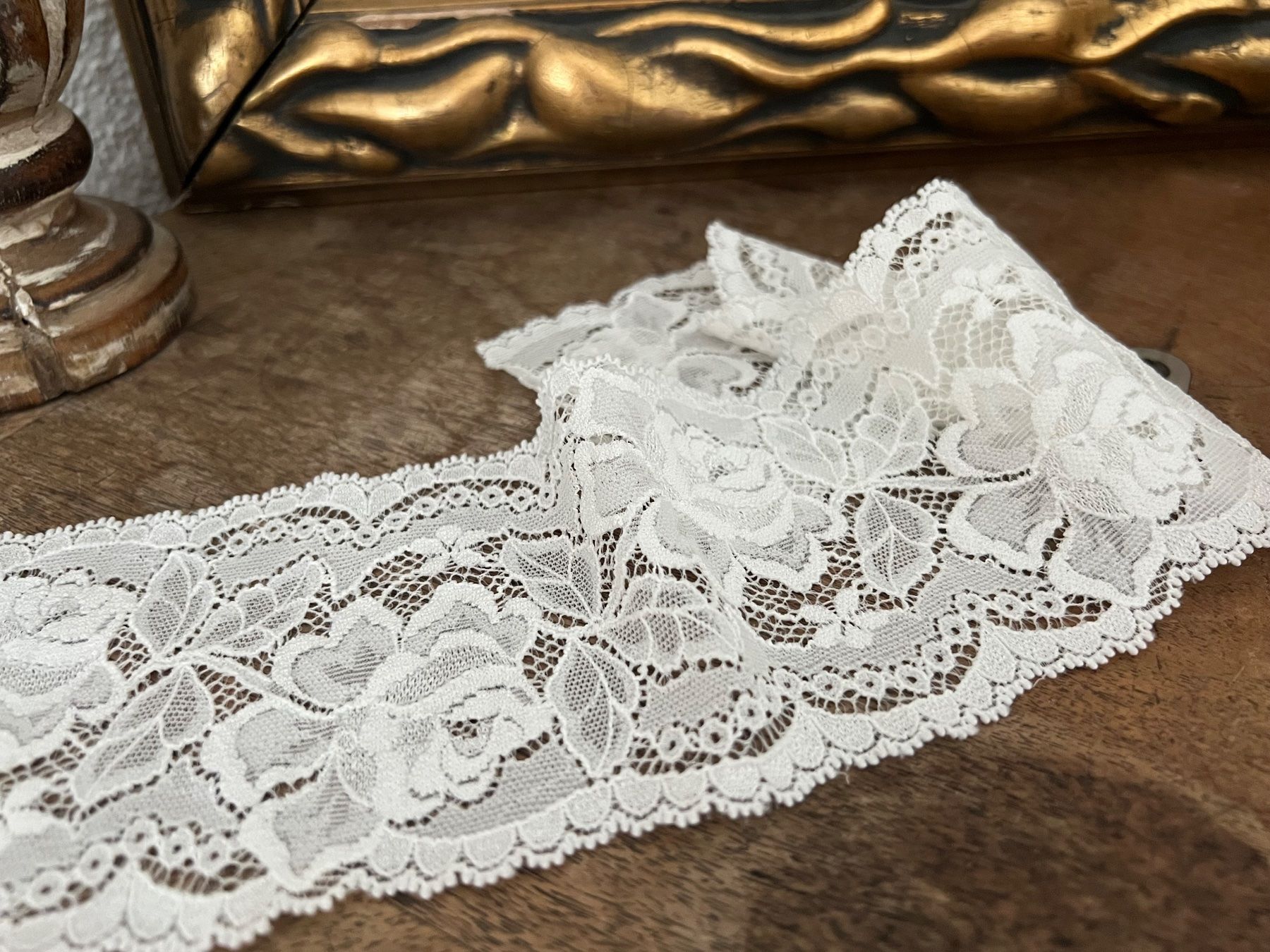 Tessuti: Alte, vintage Spitzen - 5 Stück - Shabby - elastisch – Nuovo (secondo la descrizione) da Walzenhausen venduto da Cerna007 5