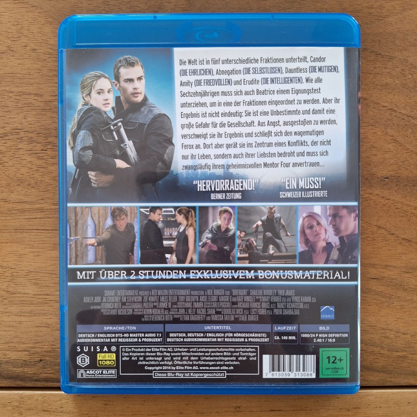 Tutti i DVDs: Divergent - Bluray – Usato da Porrentruy venduto da Ikoss 1