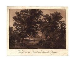 Zürich Riesbach Originalaquatinta selten
