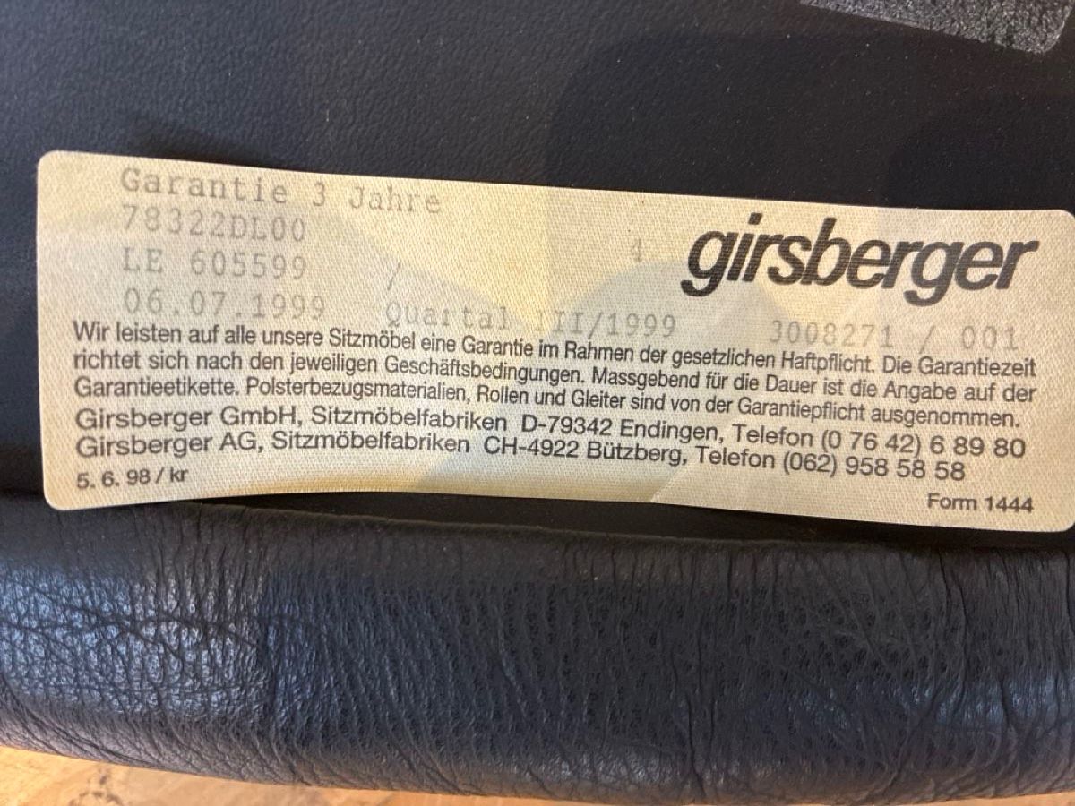 Girsberger Sedie: Girsberger  Trilax  Leder Schwarz, – Usato da Murgenthal venduto da casatualiq 4