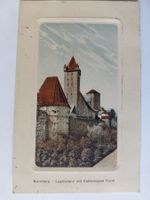 Alte Ansichtskarte Nürnberg Burg mit Turm, Top 1912!