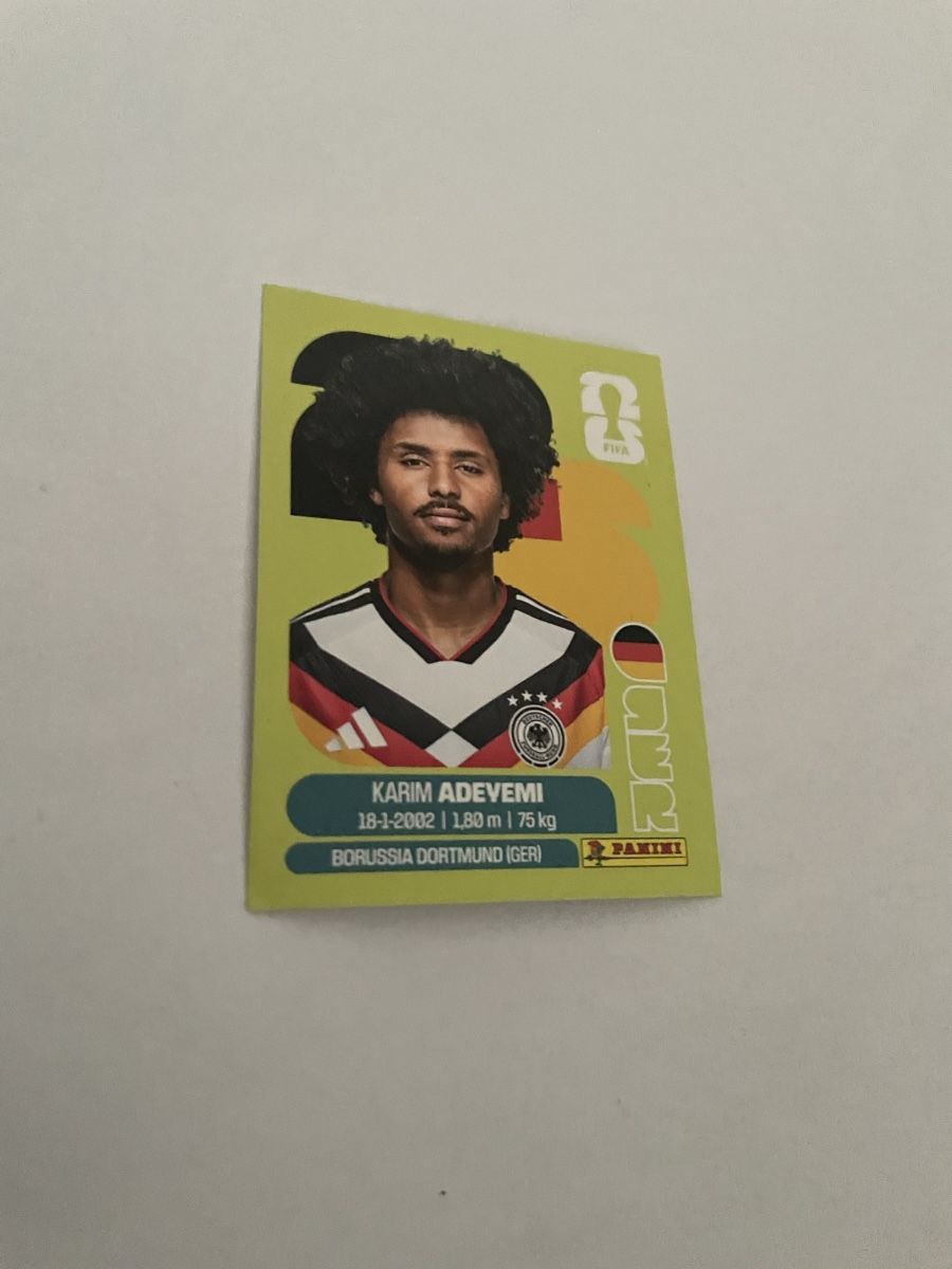 Panini Carte collezionabili: FIFA WM 2026 Karim Adevemi GER 19 – Nuovo (secondo la descrizione) da Winterthur venduto da Cobraforce