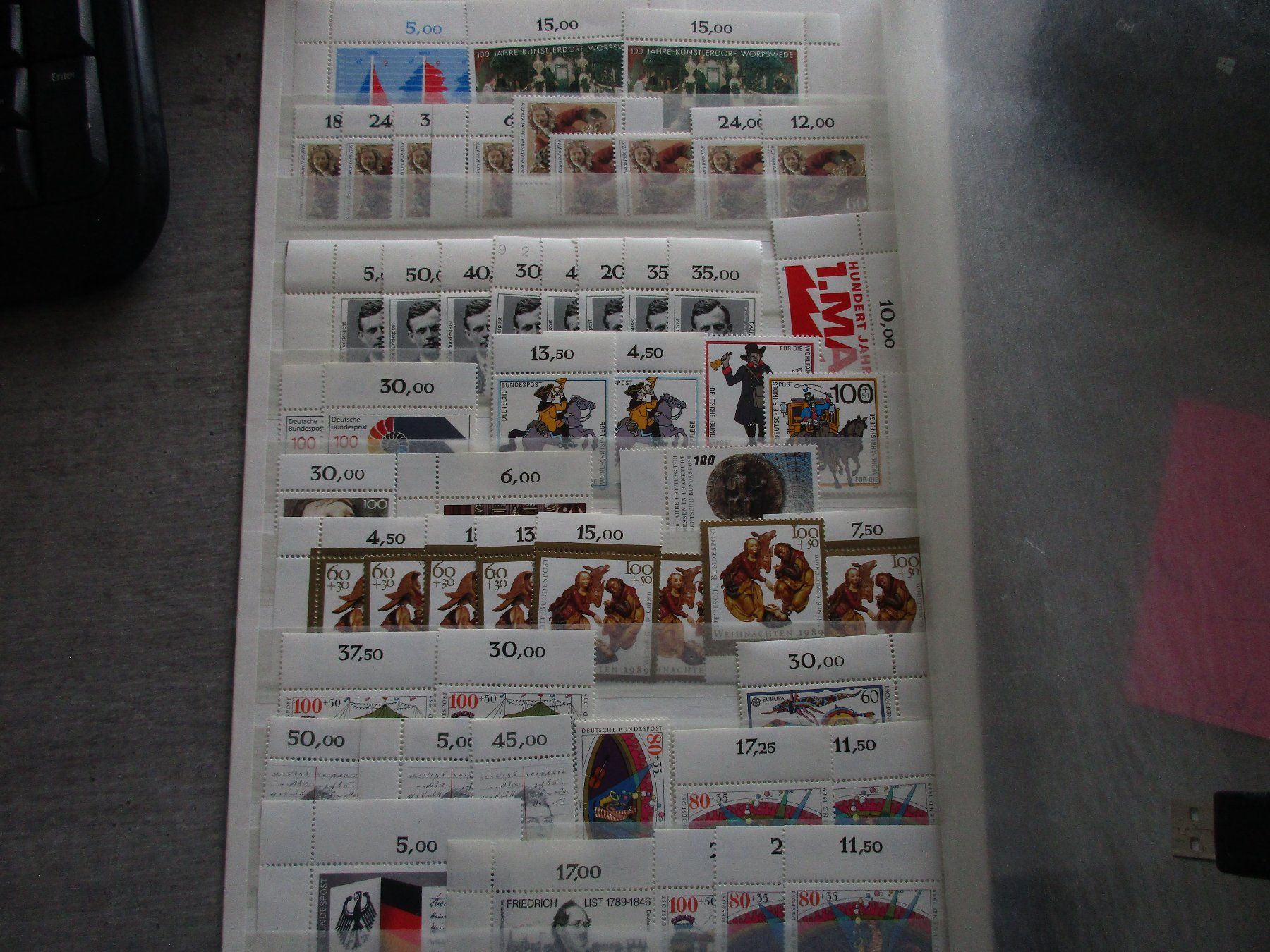 Tous les timbres: Ueber 500 BRD postfrisch – Neuf (Voir description) à Niederwil AG par Cembalo 9