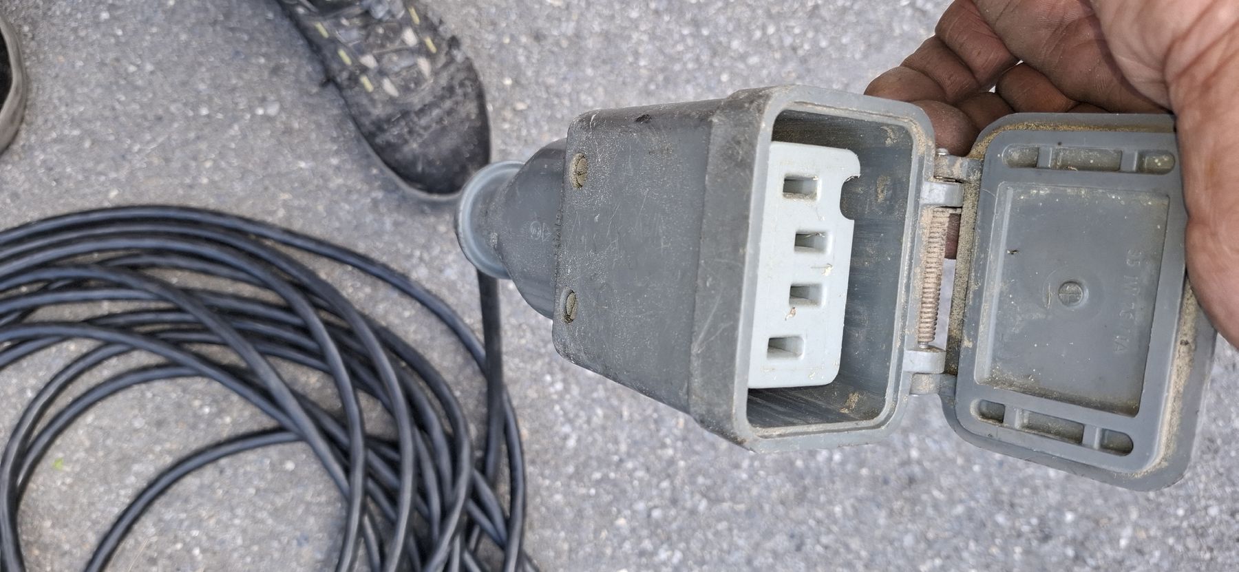 Cavi: Verlängerungskabel mit Stecker 400 Volt – Usato da Reichenbach i. K. venduto da Wskorpion 1