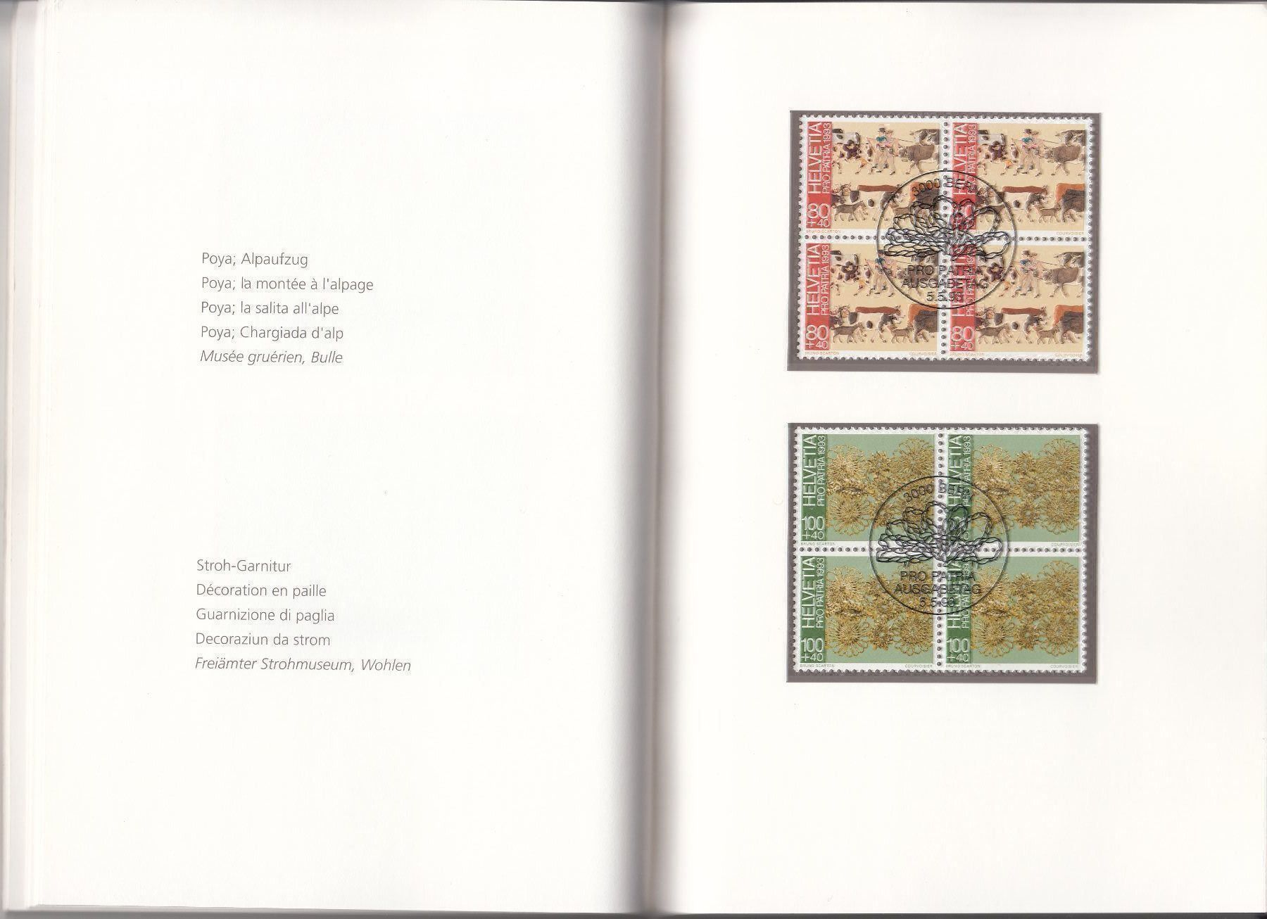 Tutti i francobolli: Die Briefmarken der Schweiz 1993, VB ET – Usato da Bürglen TG venduto da StampGraf 2
