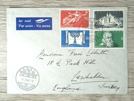 TR104 Enveloppe + Timbre Suisse 1948