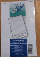 Neue Kreuzbodenbeutel Plastikbeutel transparent, 10 Stk