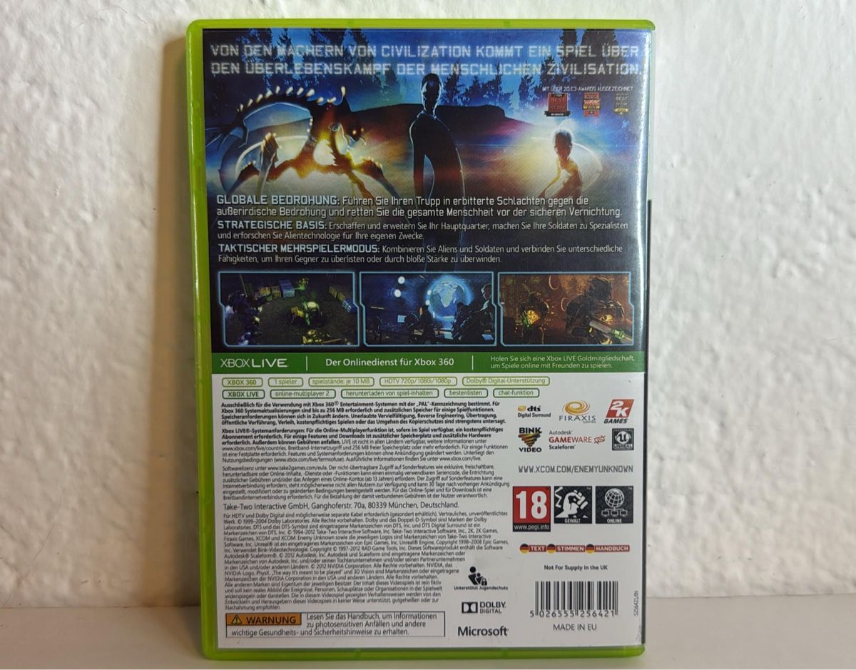 Microsoft Giochi: XCOM: Enemy Unknown - Xbox 360 Game - Spring Fun! – Usato da Ehrendingen venduto da bubulence 1