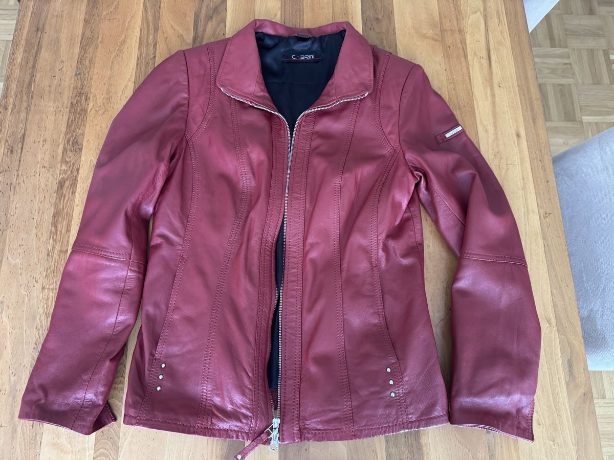 Giacche: Cabrini Lederjacke, Gr. 36 – Nuovo (secondo la descrizione) da Zürich venduto da oase69