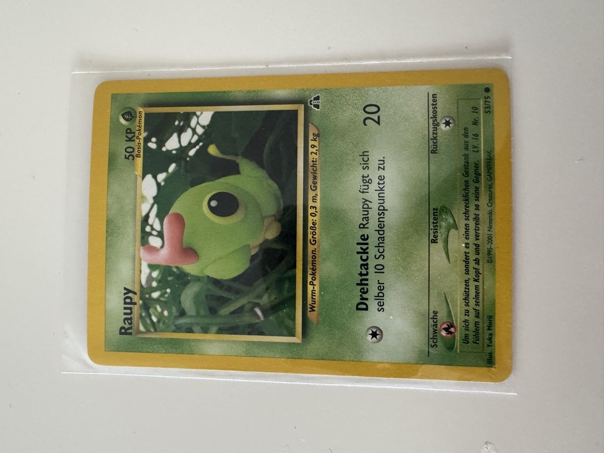 Pokémon Sammelbilder & Trading cards: Carta Pokémon Raupy – Gebraucht aus Bulle von Ilngy26