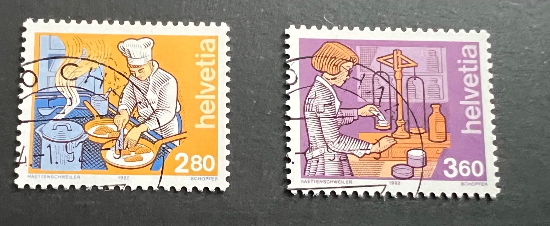 Tous les timbres: CH - Marken 1992 gestempelt – Neuf (Voir description) à Hünenberg See par wer_5286
