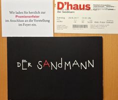 Der Sandmann, D'haus, Programmheft, Top Zustand, Rarität