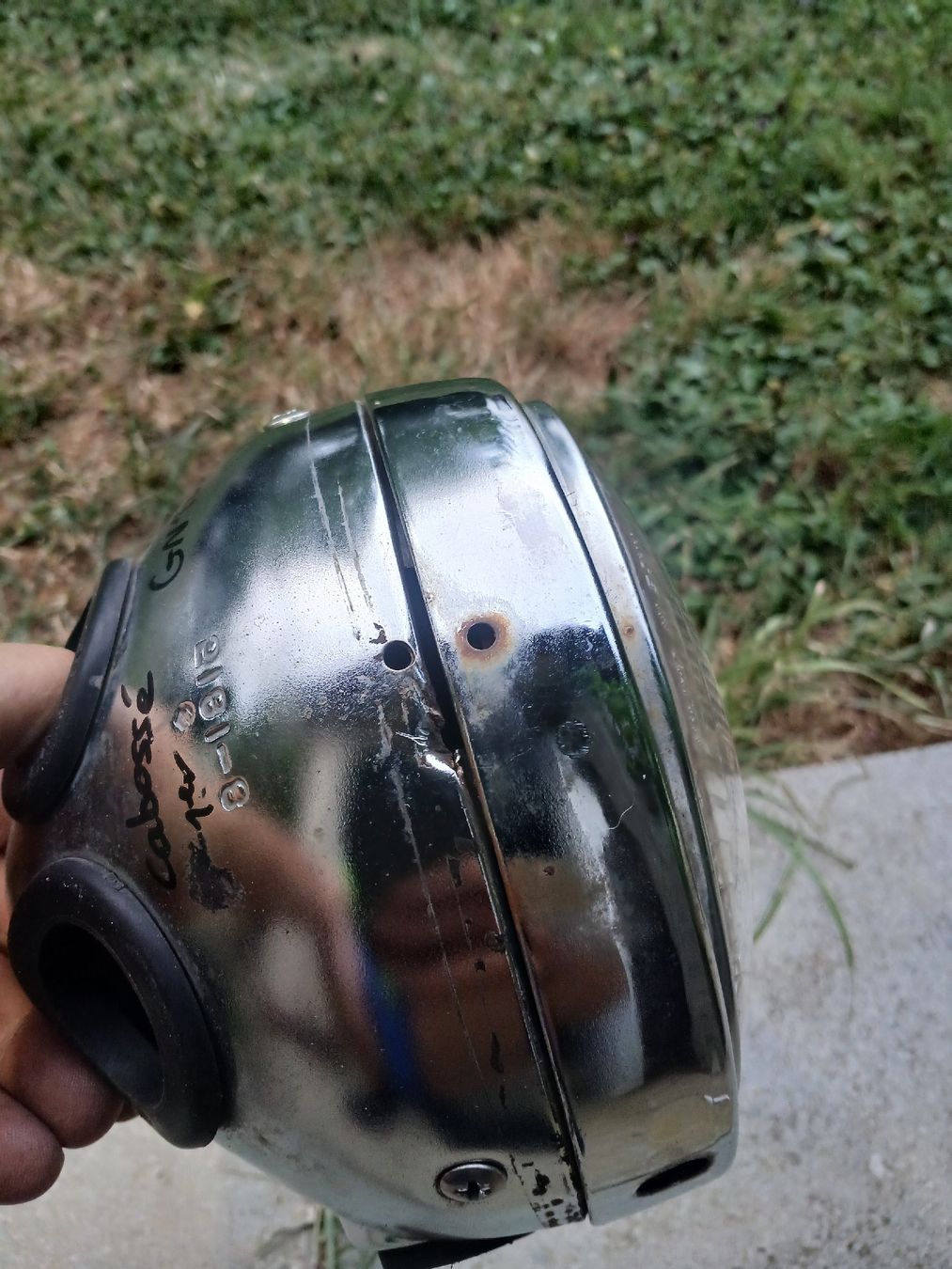 Phares: Suzuki GN 125 feu phare scheinwerfer  – D'occasion à Fey par lobanovski1 1