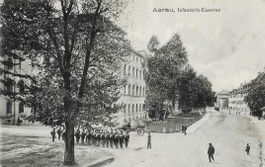 AK AARAU INFANTERIE KASERNE 1913
