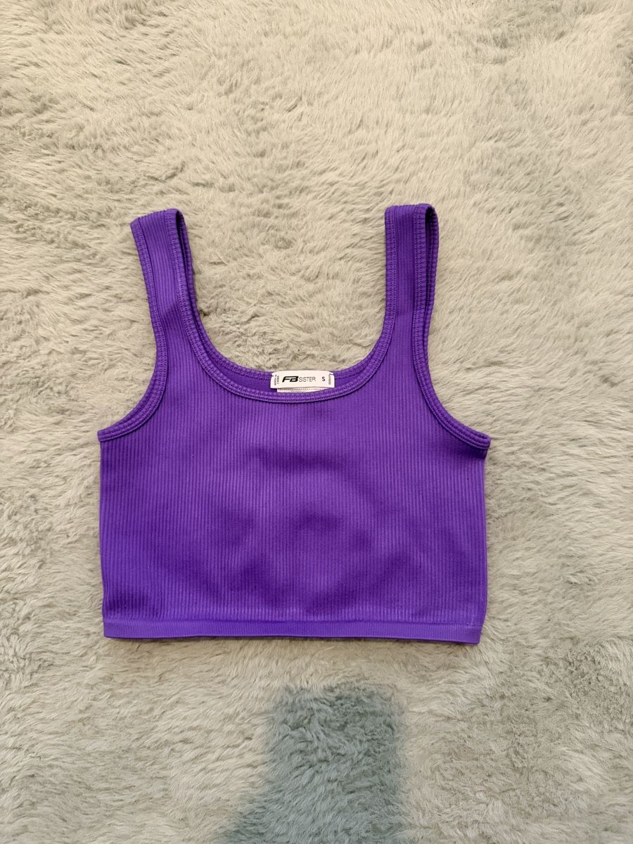 Tops: Crop top violet taille s  – Neu (gemäss Beschreibung) aus Bussigny von Serena2009