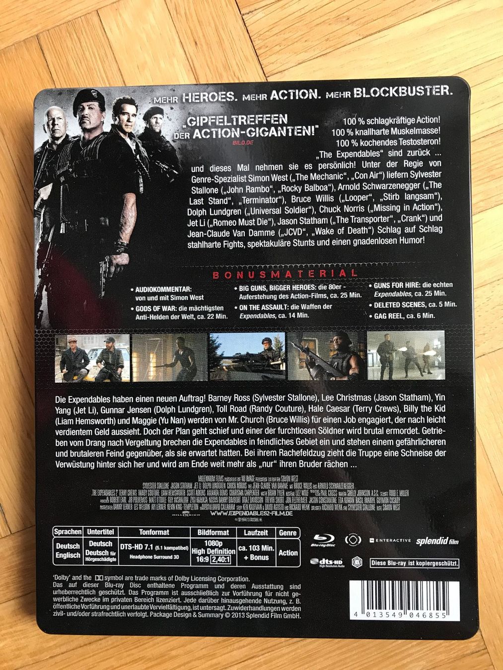 Tutti i DVDs: The Expendables 2 - Steelbook - Blu-ray – Nuovo (secondo la descrizione) da Zürich venduto da Malcom 2