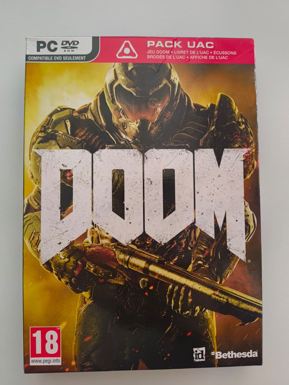 Spiele: Doom (2016) pack UAC complet - Clé steam utilisée – Neu (gemäss Beschreibung) aus Aigle von argonath1988