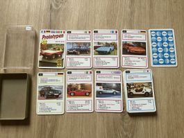 FX Quartett Spiel Prototypen Autos mit Box gebrauchter Zusta