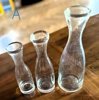 Serie Weinkaraffen geeicht Hergiswil 3dl 5dl und 1Lt. Fr40.-