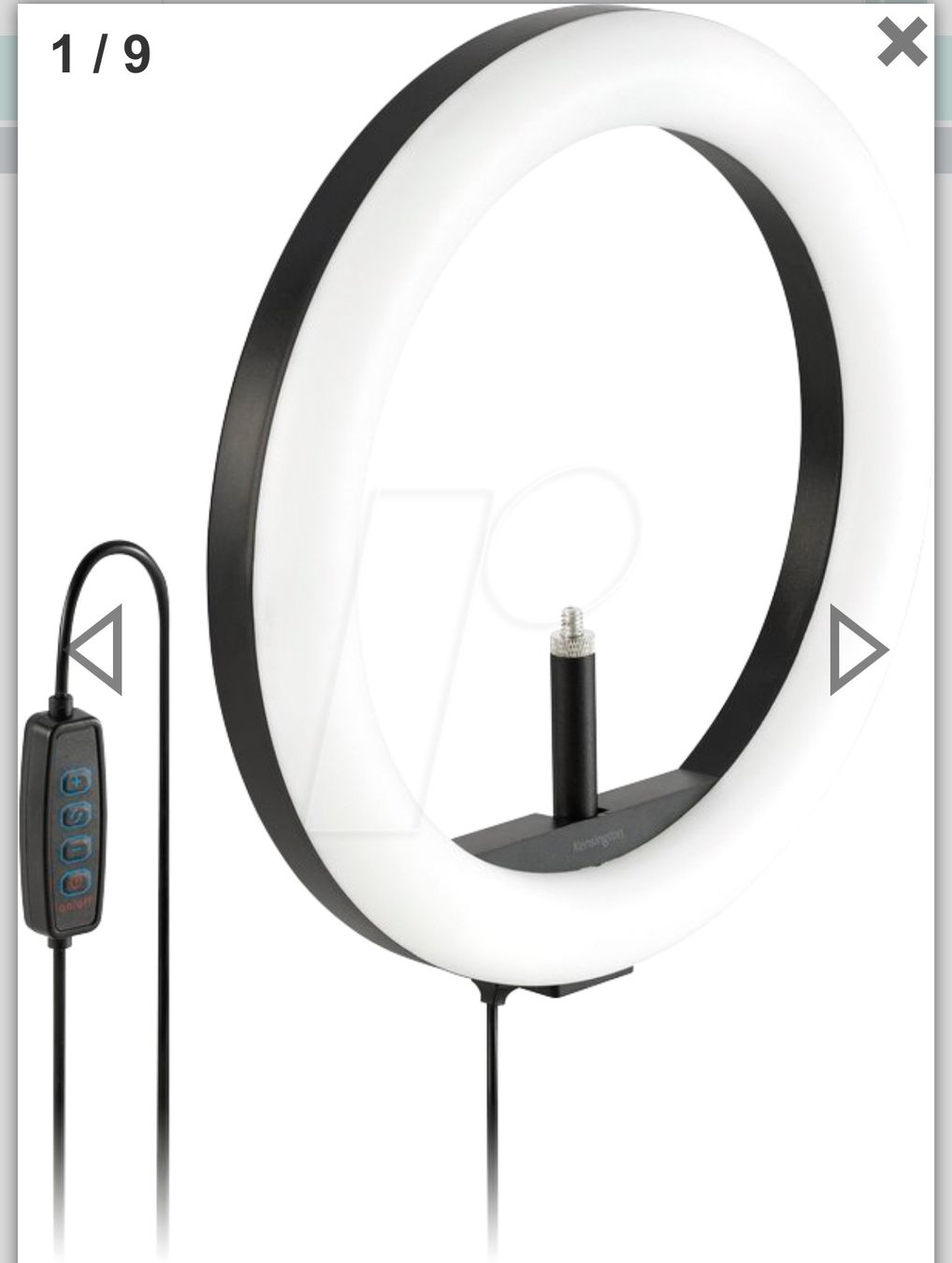 Webcam: KENS K87653 Video, Licht, Ringleuchte, mit Webcam-Halterung – Nuovo e nell'imballaggio originale da Necker venduto da liq24 1