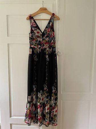 Elegantes Sommerkleid/ Cocktailkleid bodenlang Grösse 38/40