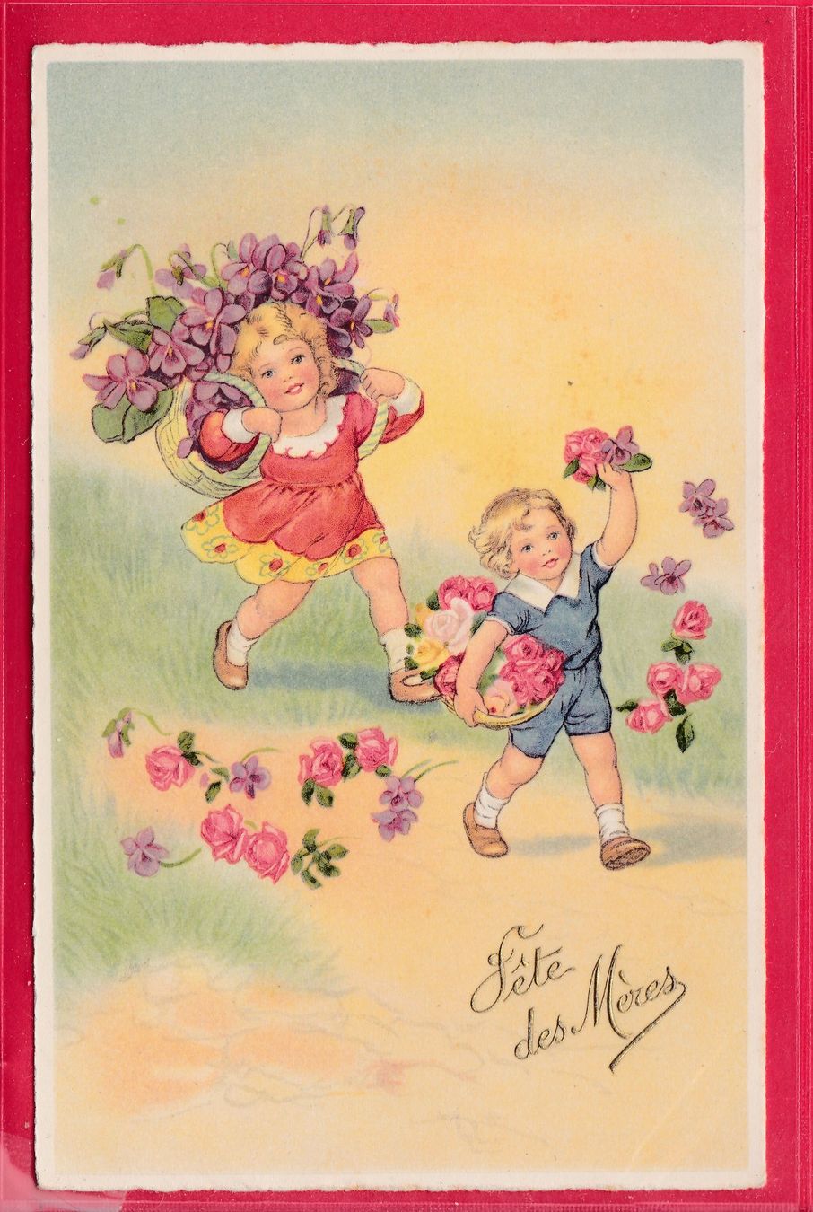 Cartes postales: FETE DES MÈRES (MUTTERTAG) – D'occasion à Oberrieden par Gebirgsstelze