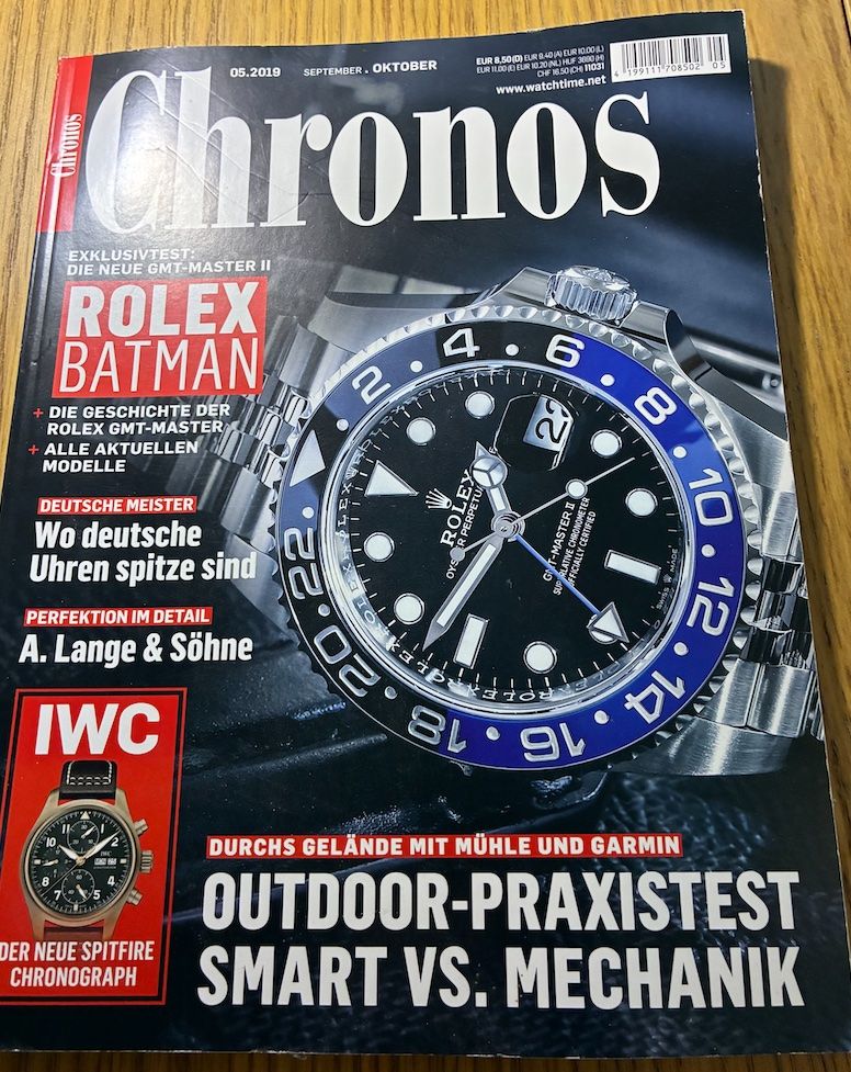 Zeitschriften & Magazine: Rolex GMT-Master 2 Test – Gebraucht aus Baden von Goldbaum 3