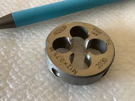 M12 x 0.75 Schneideisen Filière, Feingewinde, Neu von NORIS