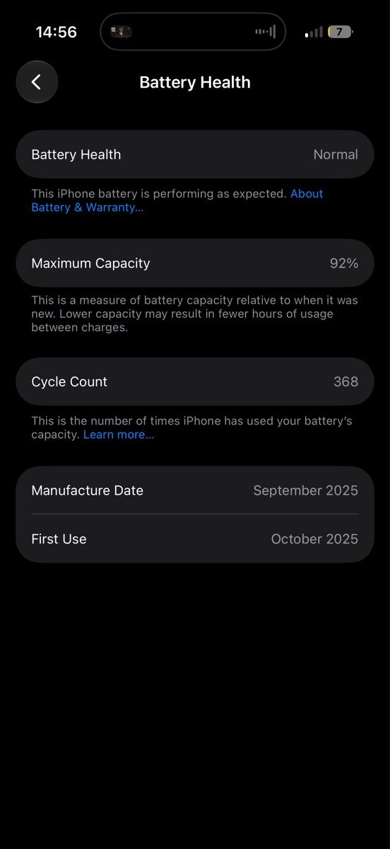 Apple Handys / Smartphones: Iphone 17 Pro 256GB – Gebraucht aus Lyss von tadomikaaa 5