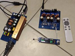 2x300W FULL Digital GAN Verstärker mit Bluetooth lossless