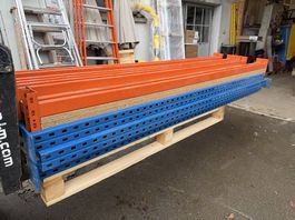 Palettenregale inkl Spanplatte 560x80xH250cm