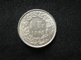 1 Fr. Silbermünze 1961