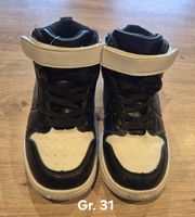 Kinder Sneaker schwarz weiss Grösse 31 guter Zustand