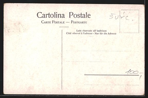 Cartoline postali: AK Bellinzona, Castello d'Uri – Usato da Berlin venduto da bartko-reher 1