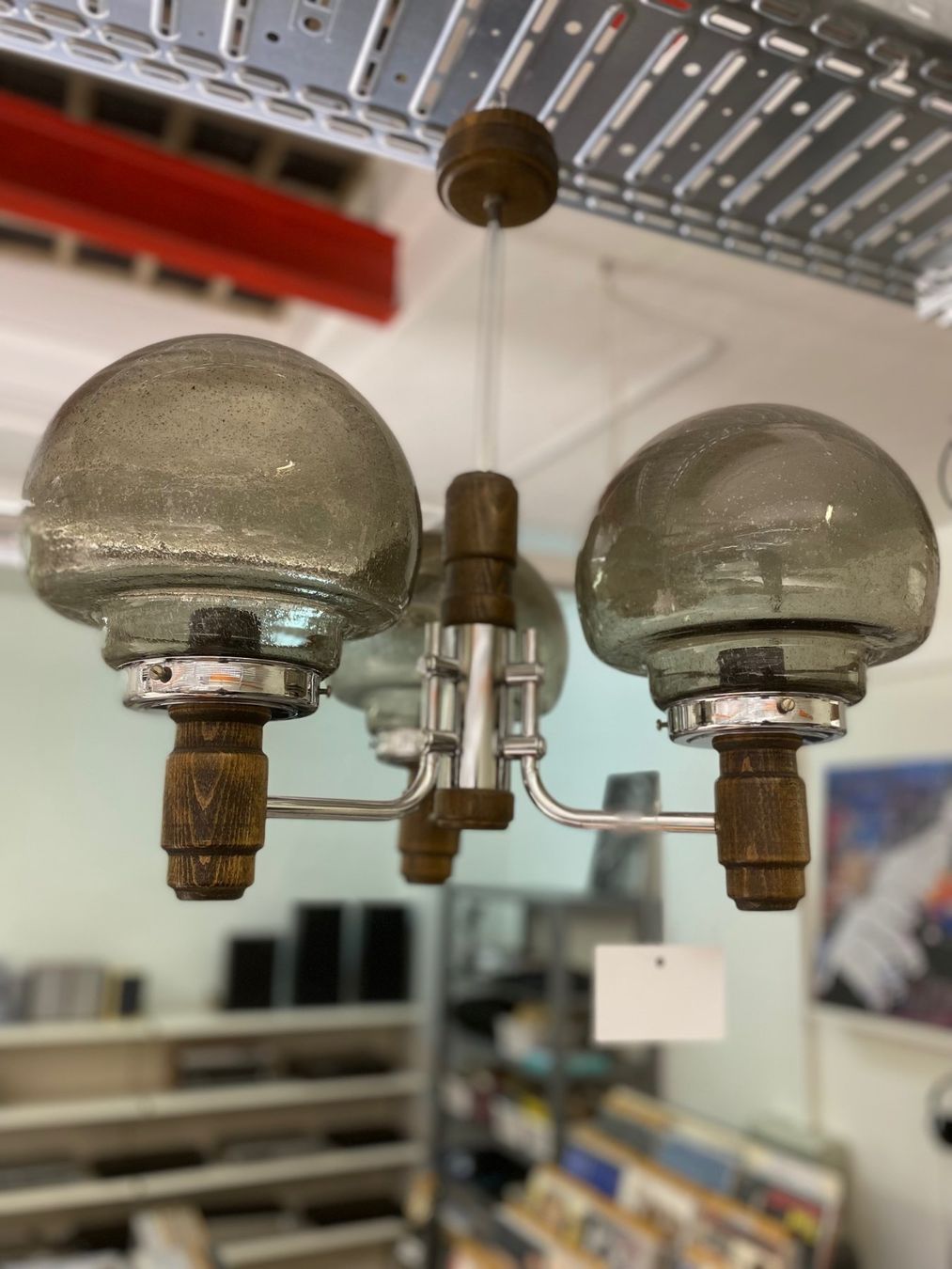 Lampadari & plafoniere: Retro Deckenlampe mit drei Rundleuchten – Usato da Schaffhausen venduto da Galleria13_Brocki_SH 3