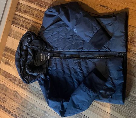 Dicke Winterjacke, schwarz, warm