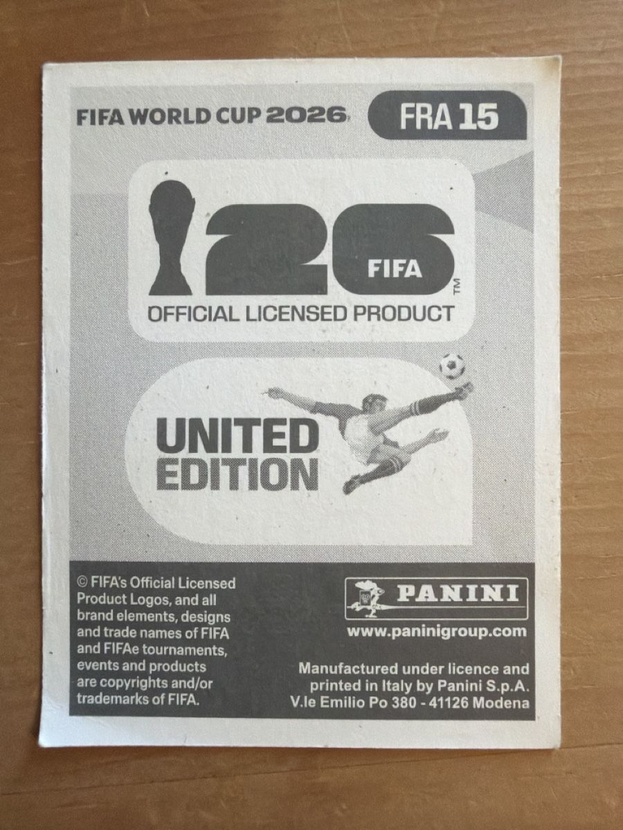 Panini Carte collezionabili: Panini Sticker World Cup 2026 - OUSMANE DEMBÉLÉ – Usato da Hombrechtikon venduto da sg8667 1