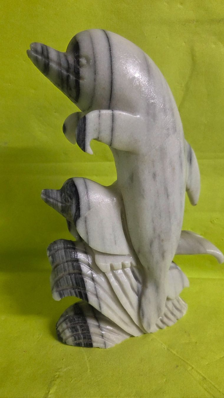 Sculture & Statue: Delfine 25cm aus Marmor – Nuovo (secondo la descrizione) da Roggliswil venduto da Mabelco 2
