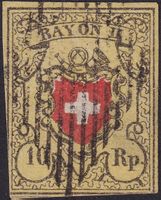 Rayon II (16II): T.6 D-RU, farbfrische Marke, Kat: 200.-