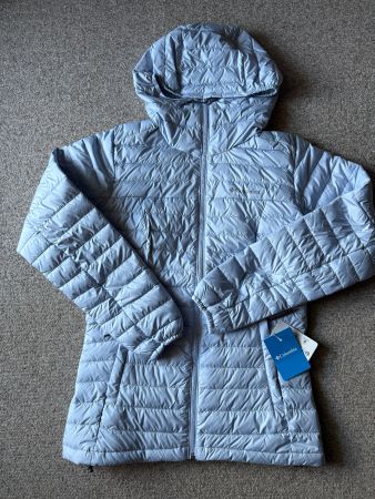 Neue Columbia Silver Falls Hooded Jacke Damen Gr. S hellblau